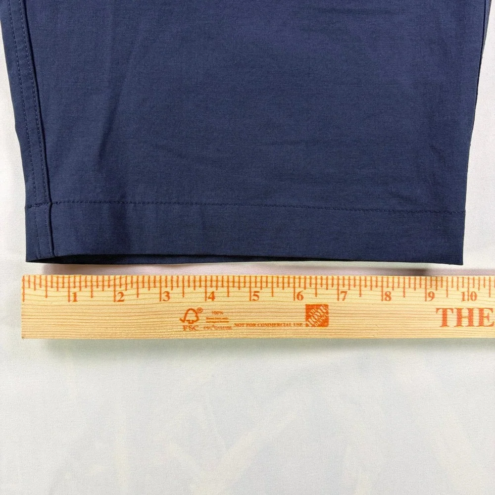 Faherty All Day Shorts Mens 29 Navy Blue Hybrid Stretch Quick-Dry Casual 9